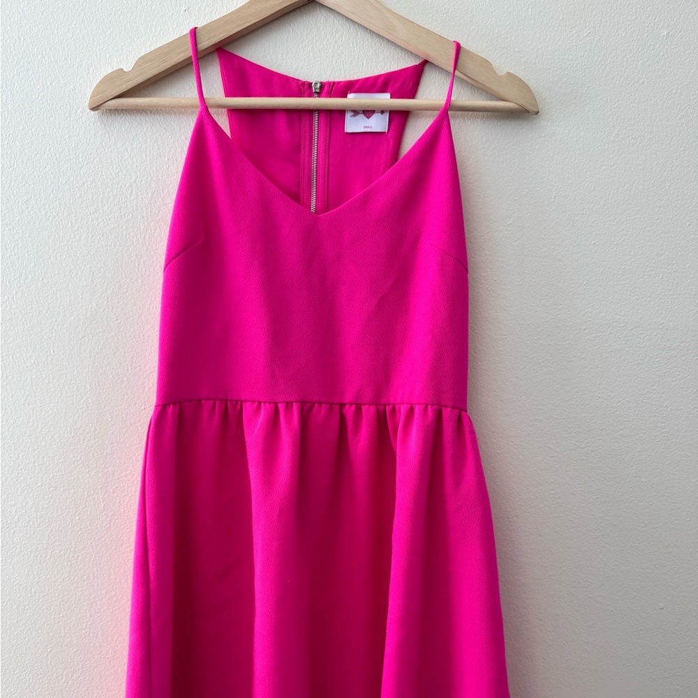 Buddy Love Hot Pink Mini Dress | Spaghetti Strap | Size Small